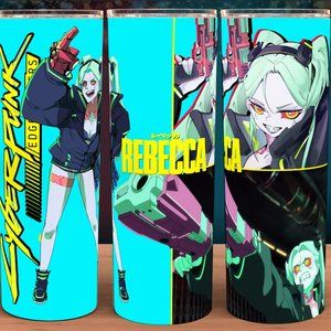 Cyberpunk Edgerunners Anime Rebecca Tumbler 20oz